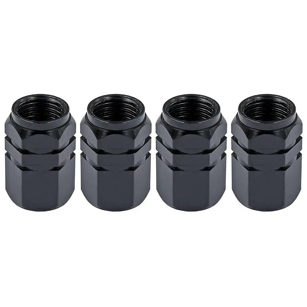 4Pcs Car Tire Valve Stems Cap Knurling Style Tire Valve Cap Aluminum Tire Wheel Stem Air Valve Cap Car Universal Accessories 4Pcs Car Tire Valve Stems Cap Knurling Style Tire Valve Cap Aluminum Tire Wheel Stem Air Valve Cap Car Universal Accessories