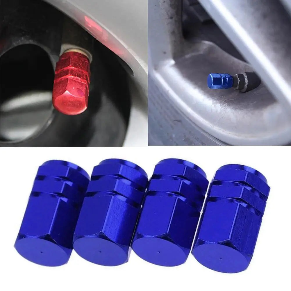 4Pcs Car Tire Valve Stems Cap Knurling Style Tire Valve Cap Aluminum Tire Wheel Stem Air Valve Cap Car Universal Accessories 4Pcs Car Tire Valve Stems Cap Knurling Style Tire Valve Cap Aluminum Tire Wheel Stem Air Valve Cap Car Universal Accessories