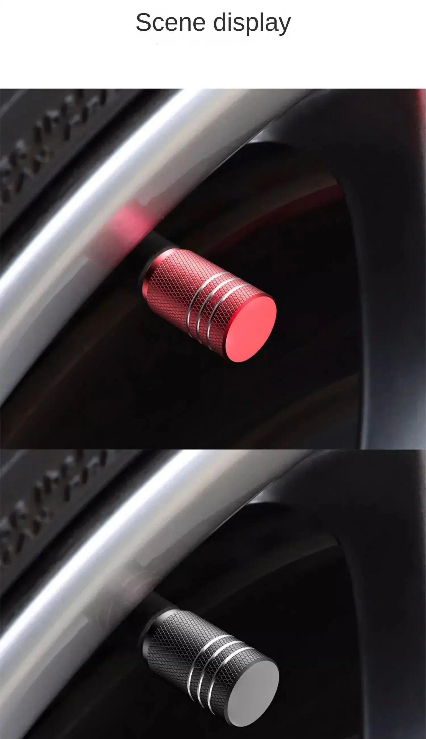 4Pcs Car Tire Valve Stems Cap Knurling Style Tire Valve Cap Aluminum Tire Wheel Stem Air Valve Cap car Universal accessories 4Pcs Car Tire Valve Stems Cap Knurling Style Tire Valve Cap Aluminum Tire Wheel Stem Air Valve Cap car Universal accessories