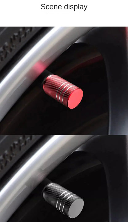 4Pcs Car Tire Valve Stems Cap Knurling Style Tire Valve Cap Aluminum Tire Wheel Stem Air Valve Cap car Universal accessories 4Pcs Car Tire Valve Stems Cap Knurling Style Tire Valve Cap Aluminum Tire Wheel Stem Air Valve Cap car Universal accessories