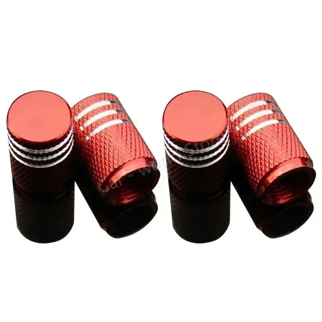 4Pcs Car Tire Valve Stems Cap Knurling Style Tire Valve Cap Aluminum Tire Wheel Stem Air Valve Cap Car Universal Accessories 4Pcs Car Tire Valve Stems Cap Knurling Style Tire Valve Cap Aluminum Tire Wheel Stem Air Valve Cap Car Universal Accessories