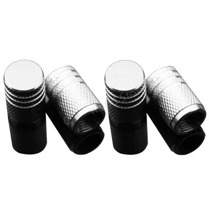 4Pcs Car Tire Valve Stems Cap Knurling Style Tire Valve Cap Aluminum Tire Wheel Stem Air Valve Cap Car Universal Accessories 4Pcs Car Tire Valve Stems Cap Knurling Style Tire Valve Cap Aluminum Tire Wheel Stem Air Valve Cap Car Universal Accessories