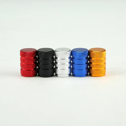 4Pcs Knurling Style Tire Valve Cap Aluminum Silver Car Tire Valve Stems Cap Tire Wheel Stem Air Valve Cap tire valve caps 4Pcs Knurling Style Tire Valve Cap Aluminum Silver Car Tire Valve Stems Cap Tire Wheel Stem Air Valve Cap tire valve caps