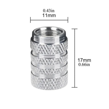 4Pcs Knurling Style Tire Valve Cap Aluminum Silver Car Tire Valve Stems Cap Tire Wheel Stem Air Valve Cap tire valve caps 4Pcs Knurling Style Tire Valve Cap Aluminum Silver Car Tire Valve Stems Cap Tire Wheel Stem Air Valve Cap tire valve caps