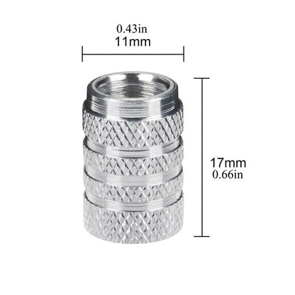 4Pcs Knurling Style Tire Valve Cap Aluminum Silver Car Tire Valve Stems Cap Tire Wheel Stem Air Valve Cap tire valve caps 4Pcs Knurling Style Tire Valve Cap Aluminum Silver Car Tire Valve Stems Cap Tire Wheel Stem Air Valve Cap tire valve caps