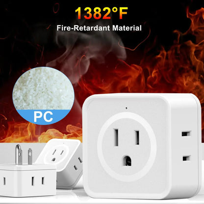 5 Way Multi Plug Outlet Extender, Wall Outlet Expander 5 Way Multi Plug Outlet Extender, Wall Outlet Expander