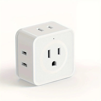 5 Way Multi Plug Outlet Extender, Wall Outlet Expander 5 Way Multi Plug Outlet Extender, Wall Outlet Expander