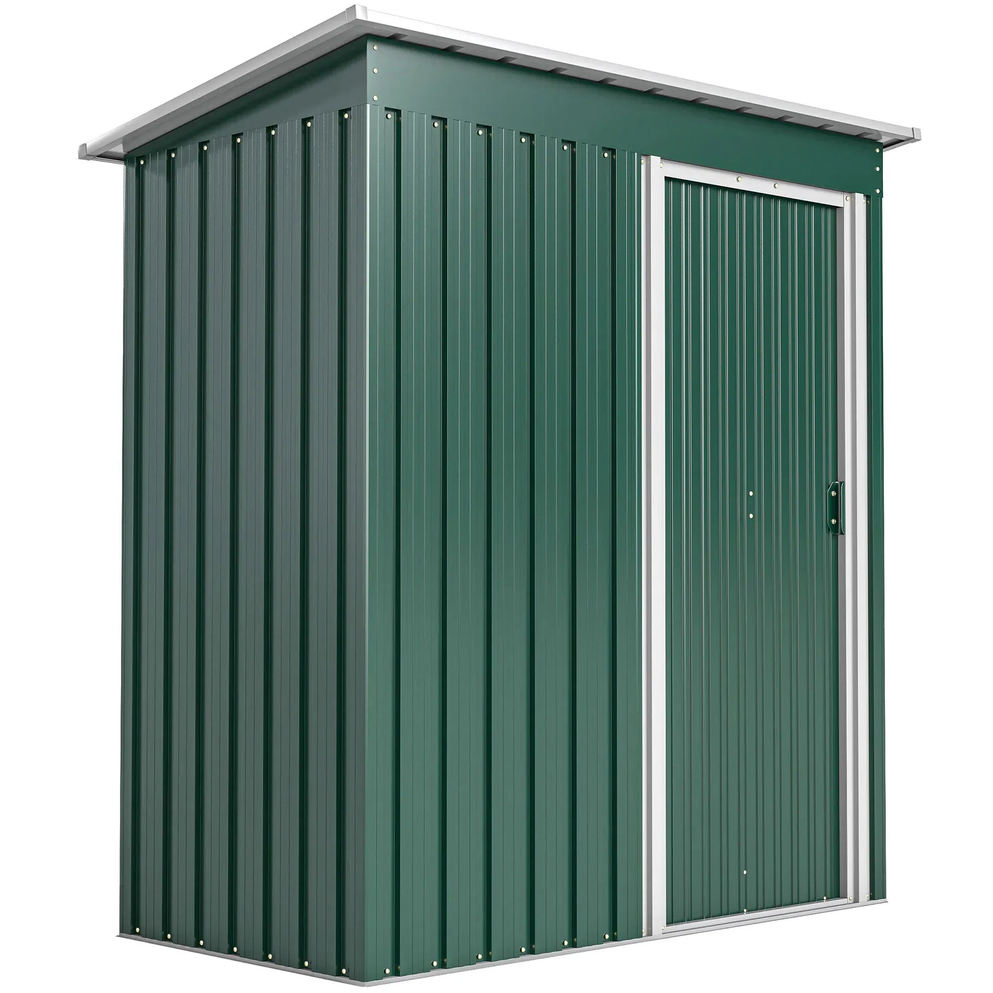 5 X 3ft Garden Storage Shed Sliding Door Sloped Roof Outdoor Tool 5 X 3ft Garden Storage Shed Sliding Door Sloped Roof Outdoor Tool