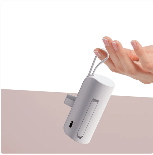 5000mAh Portable Charger with Built-In Cable 5000mAh Portable Charger with Built-In Cable
