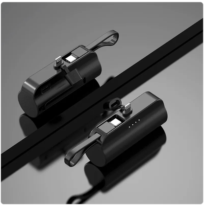 5000mAh Portable Charger with Built-In Cable 5000mAh Portable Charger with Built-In Cable