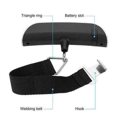 50kg Portable Hanging Scale Electronic Hand Luggage Scale Digital Display Suitcase 110lb Travel Baggage Bag Weighing Tools 50kg Portable Hanging Scale Electronic Hand Luggage Scale Digital Display Suitcase 110lb Travel Baggage Bag Weighing Tools