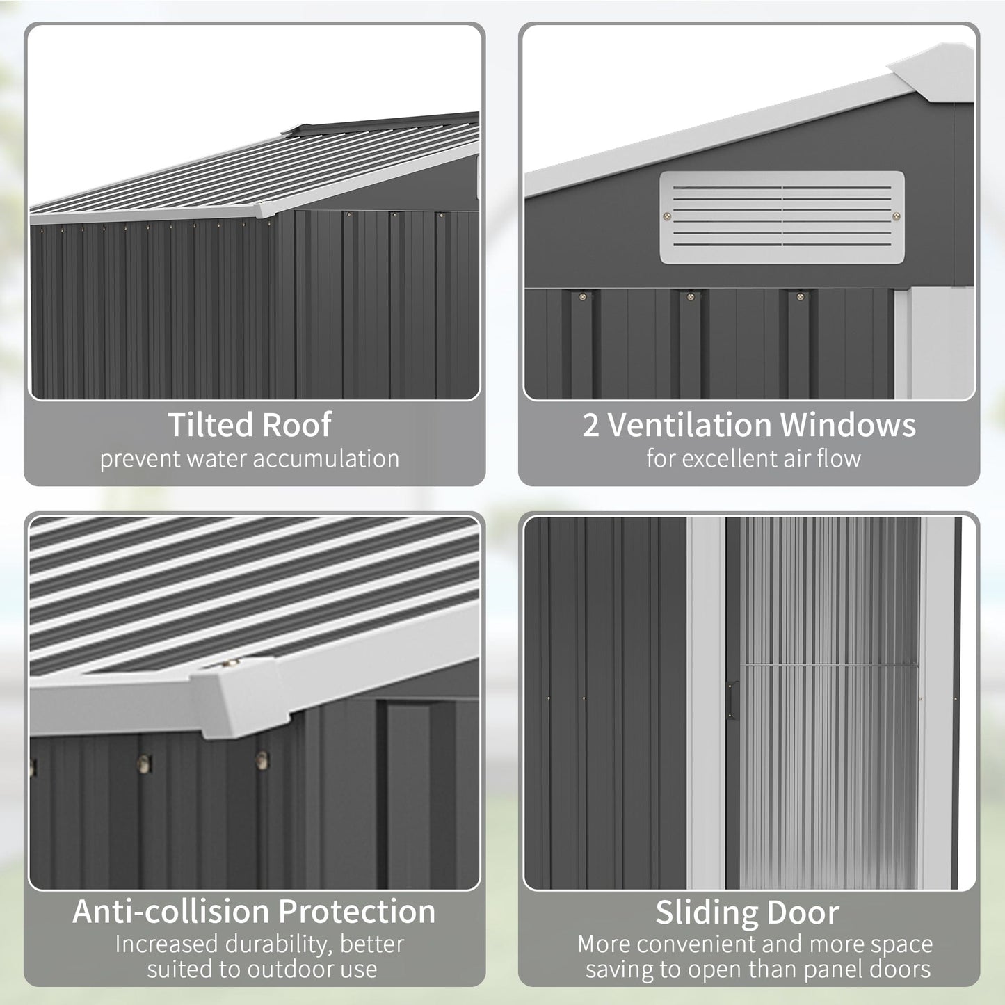 5ft X 4.3ft Outdoor Garden Storage Shed 5ft X 4.3ft Outdoor Garden Storage Shed