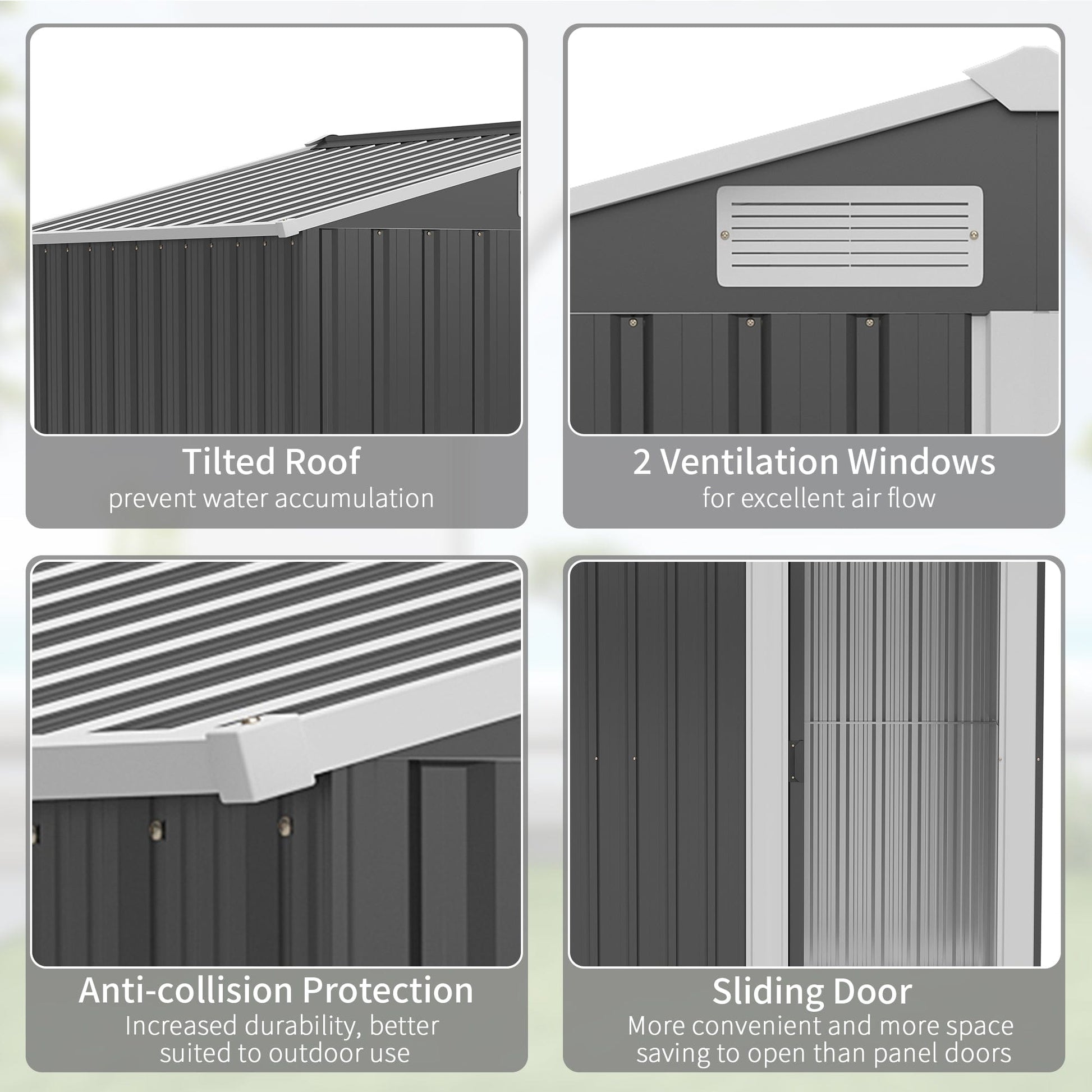 5ft X 4.3ft Outdoor Garden Storage Shed 5ft X 4.3ft Outdoor Garden Storage Shed