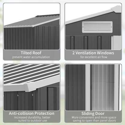 5ft X 4.3ft Outdoor Garden Storage Shed 5ft X 4.3ft Outdoor Garden Storage Shed