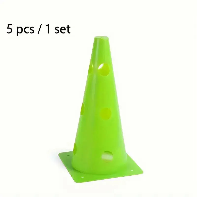 5pcs 32CM Perforated Sign Barrels Obstacles Road Cones Barricades Soccer Basketball Training Equipment 5pcs 32CM Perforated Sign Barrels Obstacles Road Cones Barricades Soccer Basketball Training Equipment