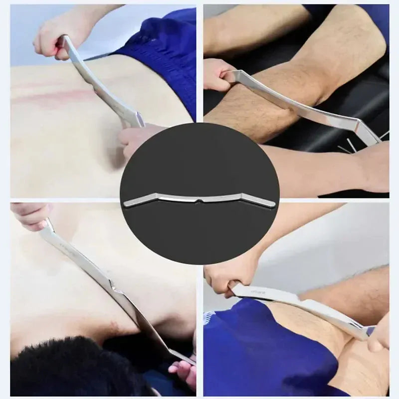 5pcs Fascial Knife Deep Tissue Muscle Scraper Guasha Tool Set IASTM Tool Relieve Sore Muscles Stainless Steel Fascial Massager 5pcs Fascial Knife Deep Tissue Muscle Scraper Guasha Tool Set IASTM Tool Relieve Sore Muscles Stainless Steel Fascial Massager