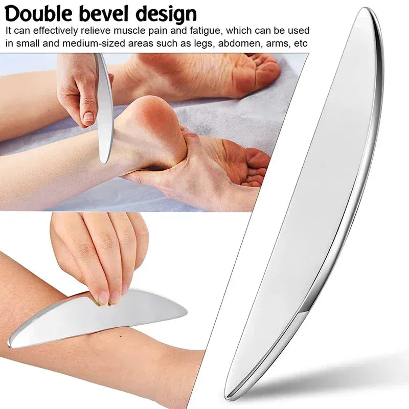 5pcs Fascial Knife Deep Tissue Muscle Scraper Guasha Tool Set IASTM Tool Relieve Sore Muscles Stainless Steel Fascial Massager 5pcs Fascial Knife Deep Tissue Muscle Scraper Guasha Tool Set IASTM Tool Relieve Sore Muscles Stainless Steel Fascial Massager