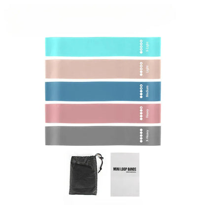 5PCS Resistance Bands for Men and Women Elastic Exercice Bands for Yoga Pilates Physical Therapy Home Gym Workout Stretch Bands 5PCS Resistance Bands for Men and Women Elastic Exercice Bands for Yoga Pilates Physical Therapy Home Gym Workout Stretch Bands