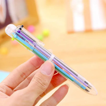6 Pack 0.5mm 6in1 Multicolor Ballpoint Pen 6 Pack 0.5mm 6in1 Multicolor Ballpoint Pen