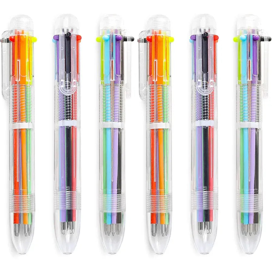 6 Pack 0.5mm 6in1 Multicolor Ballpoint Pen 6 Pack 0.5mm 6in1 Multicolor Ballpoint Pen