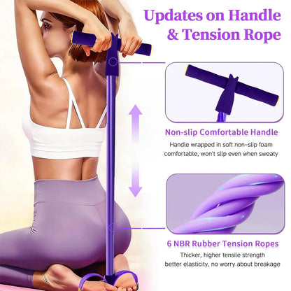 6-Tube Resistance Exerciser with Foot Pedals 6-Tube Resistance Exerciser with Foot Pedals