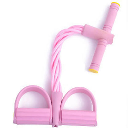 6-Tube Resistance Exerciser with Foot Pedals 6-Tube Resistance Exerciser with Foot Pedals
