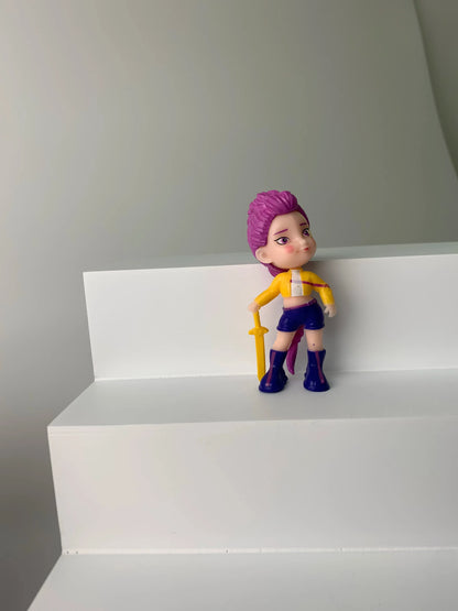 6 unids/set Kpop Demon Hunters figura de juguete de dibujos animados Rumi/Mira/Zoey figura de acción PVC decoración de escritori 6 unids/set Kpop Demon Hunters figura de juguete de dibujos animados Rumi/Mira/Zoey figura de acción PVC decoración de escritori