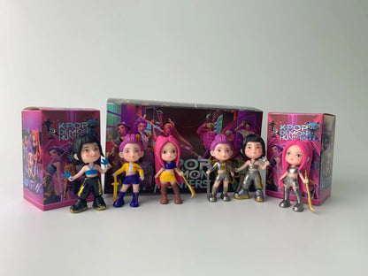 6 unids/set Kpop Demon Hunters figura de juguete de dibujos animados Rumi/Mira/Zoey figura de acción PVC decoración de escritori 6 unids/set Kpop Demon Hunters figura de juguete de dibujos animados Rumi/Mira/Zoey figura de acción PVC decoración de escritori