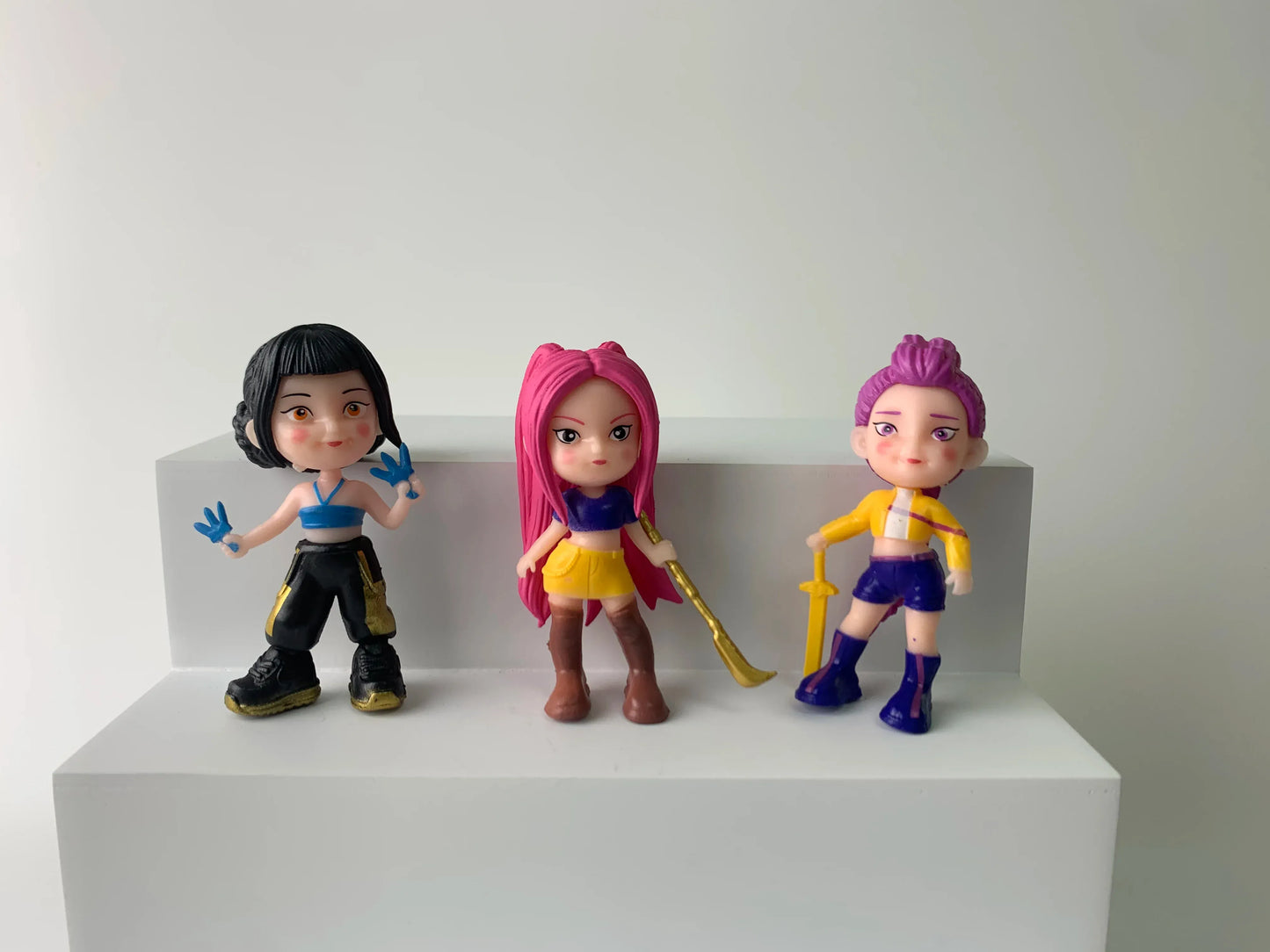 6 unids/set Kpop Demon Hunters figura de juguete de dibujos animados Rumi/Mira/Zoey figura de acción PVC decoración de escritori 6 unids/set Kpop Demon Hunters figura de juguete de dibujos animados Rumi/Mira/Zoey figura de acción PVC decoración de escritori