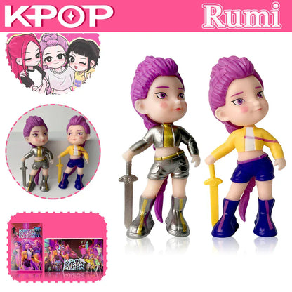 6 unids/set Kpop Demon Hunters figura de juguete de dibujos animados Rumi/Mira/Zoey figura de acción PVC decoración de escritori 6 unids/set Kpop Demon Hunters figura de juguete de dibujos animados Rumi/Mira/Zoey figura de acción PVC decoración de escritori
