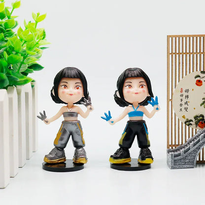 6 unids/set Kpop Demon Hunters figura de juguete de dibujos animados Rumi/Mira/Zoey figura de acción PVC decoración de escritori 6 unids/set Kpop Demon Hunters figura de juguete de dibujos animados Rumi/Mira/Zoey figura de acción PVC decoración de escritori