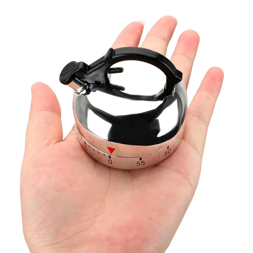 60 Minutes Kitchen Timer Kettle Shape Mechanical Timer 60 Minutes Kitchen Timer Kettle Shape Mechanical Timer
