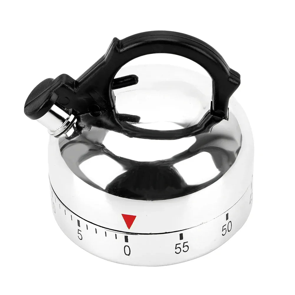60 Minutes Kitchen Timer Kettle Shape Mechanical Timer 60 Minutes Kitchen Timer Kettle Shape Mechanical Timer