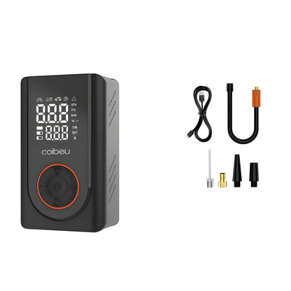 60W Wireless Portable Tire Inflator | Dual Battery | 5 Smart Modes | Auto Shut-Off | Car, Bike & Motorcycle 60W Wireless Portable Tire Inflator — Dual 1800mAh Battery, 5 Smart Modes, LED + SOS, Auto Shut-Off | Car, Bike & Motorcycle