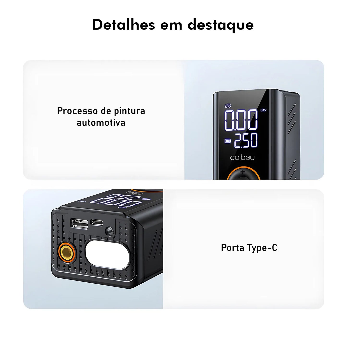 60W Wireless Portable Tire Inflator | Dual Battery | 5 Smart Modes | Auto Shut-Off | Car, Bike & Motorcycle 60W Wireless Portable Tire Inflator — Dual 1800mAh Battery, 5 Smart Modes, LED + SOS, Auto Shut-Off | Car, Bike & Motorcycle