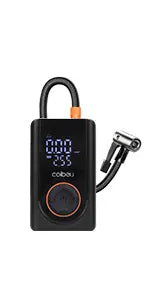 60W Wireless Portable Tire Inflator | Dual Battery | 5 Smart Modes | Auto Shut-Off | Car, Bike & Motorcycle 60W Wireless Portable Tire Inflator — Dual 1800mAh Battery, 5 Smart Modes, LED + SOS, Auto Shut-Off | Car, Bike & Motorcycle