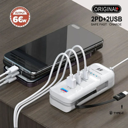 66W PD Fast Charging Wall USB Charger 66W PD Fast Charging Wall USB Charger