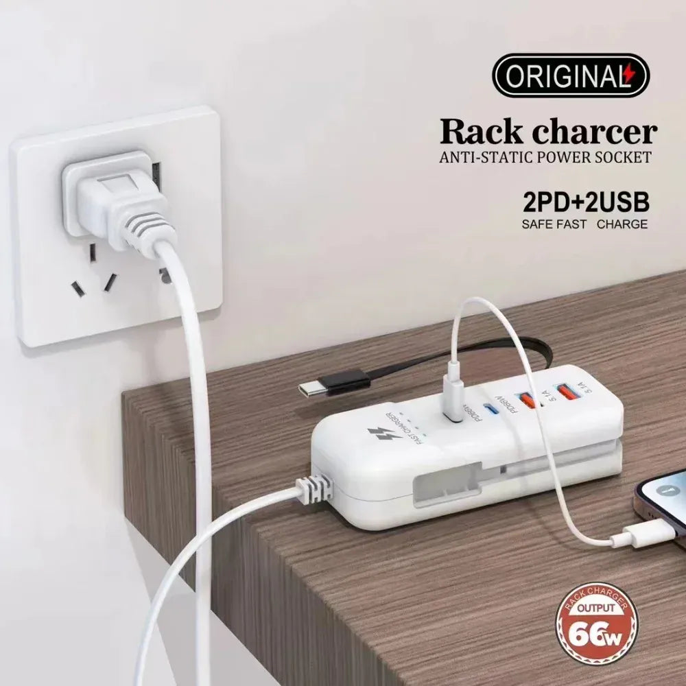 66W PD Fast Charging Wall USB Charger 66W PD Fast Charging Wall USB Charger