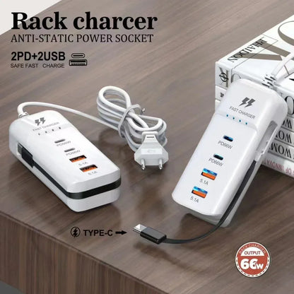66W PD Fast Charging Wall USB Charger 66W PD Fast Charging Wall USB Charger