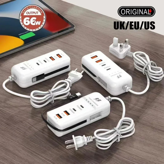 66W PD Fast Charging Wall USB Charger 66W PD Fast Charging Wall USB Charger