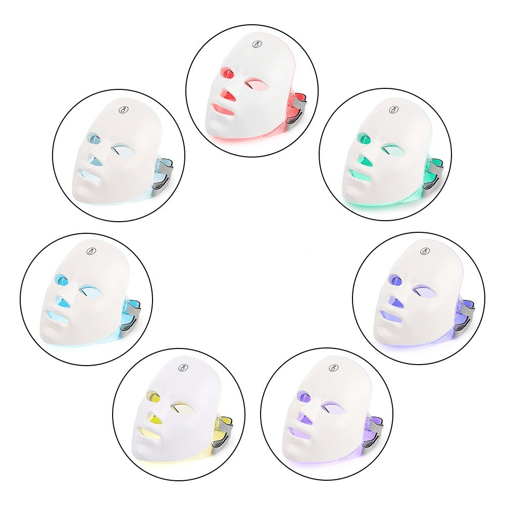 LED Facial Beauty Device – Color Light Therapy Skin Care Tool