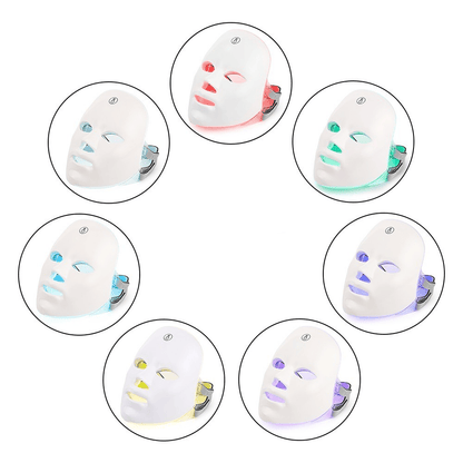 LED Facial Beauty Device – Color Light Therapy Skin Care Tool