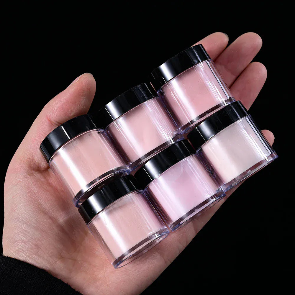 6Colors Nude/Pink Nail Art Acrylic Powder Net.7g*6Jars For French Nails Extension 3D Tips Carving Dipping Fast-Dry Polymer Dust 6Colors Nude/Pink Nail Art Acrylic Powder Net.7g*6Jars For French Nails Extension 3D Tips Carving Dipping Fast-Dry Polymer Dust