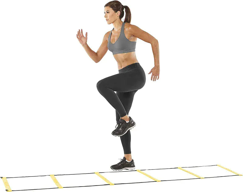 6M 12 Rung Speed Agility Ladder Training Set Field Cones Resistance Parachute Footwork Sport Soccer Football Training Equiment 6M 12 Rung Speed Agility Ladder Training Set Field Cones Resistance Parachute Footwork Sport Soccer Football Training Equiment