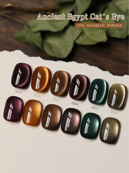 6Pcs Cat Eye Gel Nail Polish Set Soak Off UV French Cat Eye Gel Nail Polish Manicure Salon 6Pcs Cat Eye Gel Nail Polish Set Soak Off UV French Cat Eye Gel Nail Polish Manicure Salon