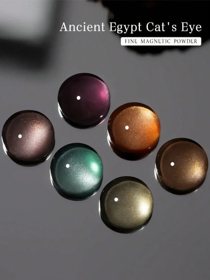 6Pcs Cat Eye Gel Nail Polish Set Soak Off UV French Cat Eye Gel Nail Polish Manicure Salon 6Pcs Cat Eye Gel Nail Polish Set Soak Off UV French Cat Eye Gel Nail Polish Manicure Salon