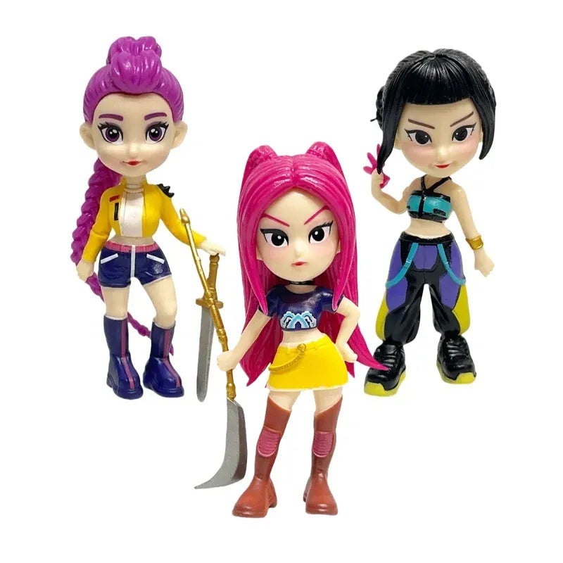 6PCS K-Pop Demon Hunters Anime Figurines Mini Desktop Decoration Collectible Gift for Home Display Christmas Gift 6PCS K-Pop Demon Hunters Anime Figurines Mini Desktop Decoration Collectible Gift for Home Display Christmas Gift