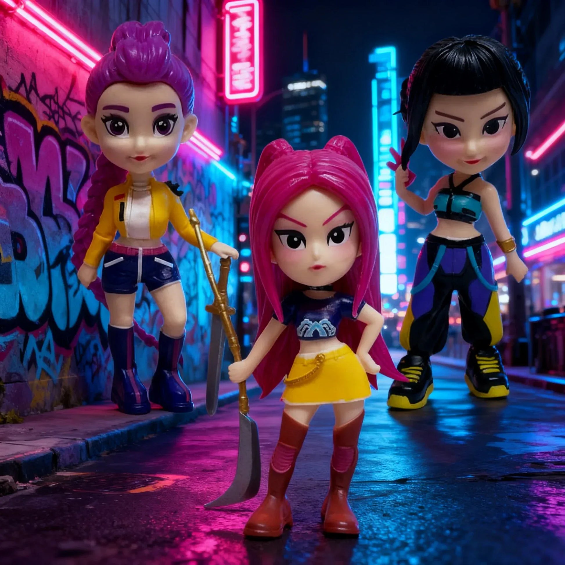 6PCS K-Pop Demon Hunters Anime Figurines Mini Desktop Decoration Collectible Gift for Home Display Christmas Gift 6PCS K-Pop Demon Hunters Anime Figurines Mini Desktop Decoration Collectible Gift for Home Display Christmas Gift