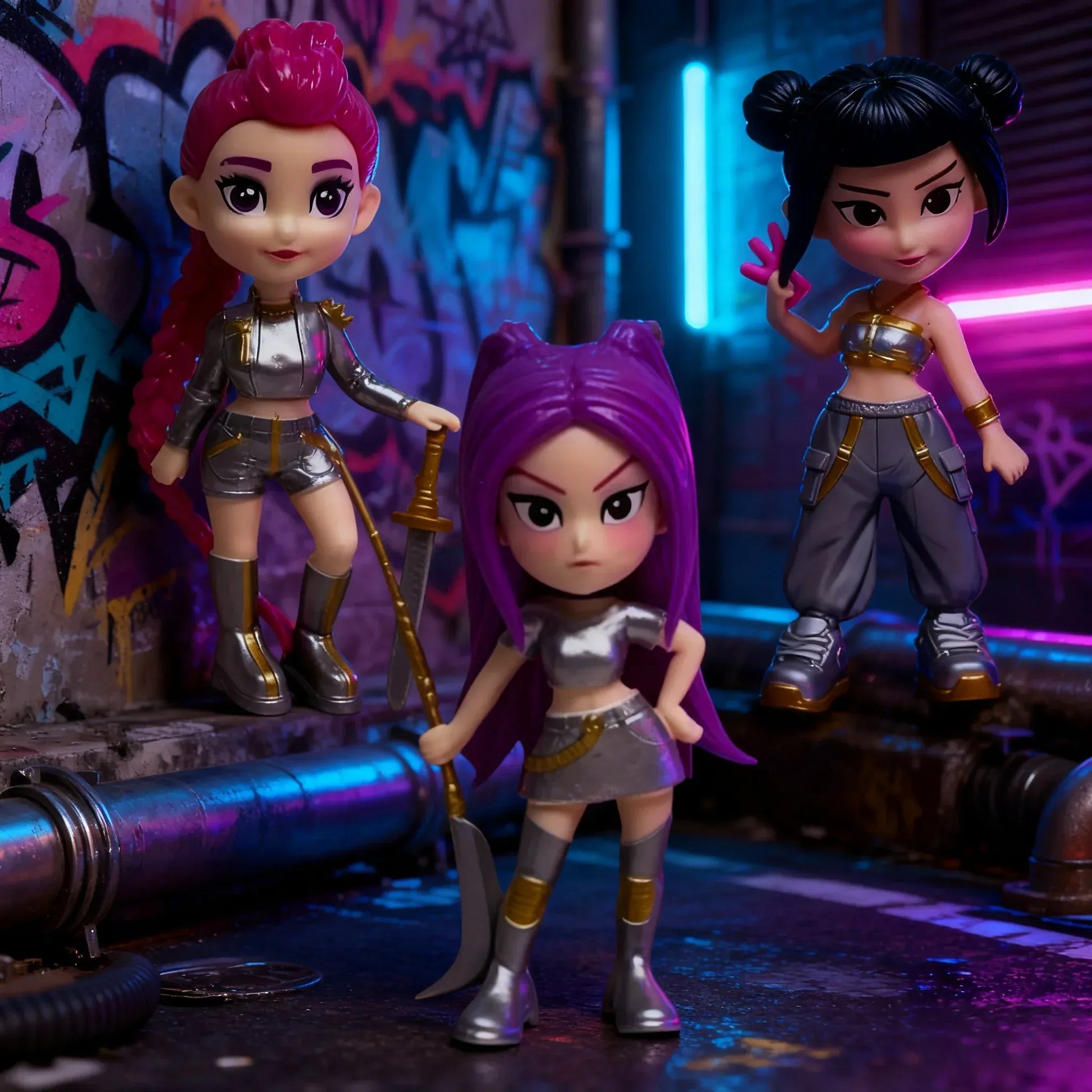 6PCS K-Pop Demon Hunters Anime Figurines Mini Desktop Decoration Collectible Gift for Home Display Christmas Gift 6PCS K-Pop Demon Hunters Anime Figurines Mini Desktop Decoration Collectible Gift for Home Display Christmas Gift