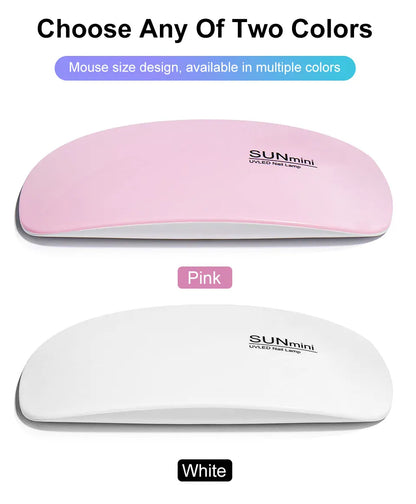 6W Mini UV Nail Lamp | Portable LED Gel Nail Dryer | USB Powered | Home Manicure 6W Mini UV Nail Lamp — Portable LED Gel Nail Dryer with USB | Salon-Quality Manicure at Home
